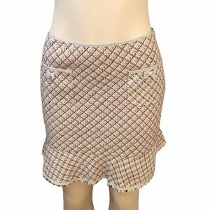 Elie Tahari Tweed Flare Skirt NWOT